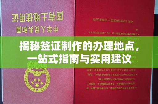 阳新揭秘签证制作的办理地点，一站式指南与实用建议